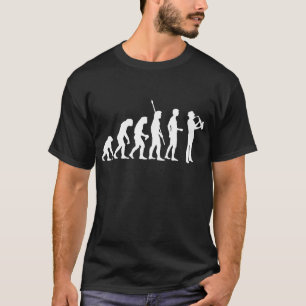 T-shirt Évolution saxophon