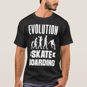T-shirt Évolution Skateboarding Skate Rétro Streetwear 2