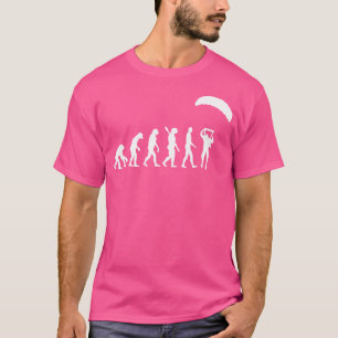T-shirt Evolution Skydiver Skydiver Skydiver Parachute
