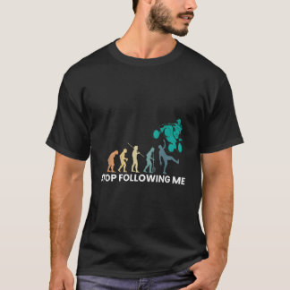 T-shirt Evolution vintage Vélo Quart Temps Rider Vélo Atv 