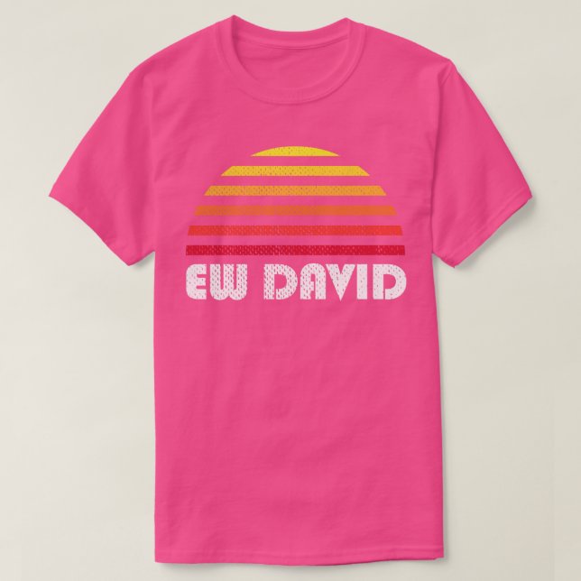 T-shirt Ew David Sunset (Design devant)