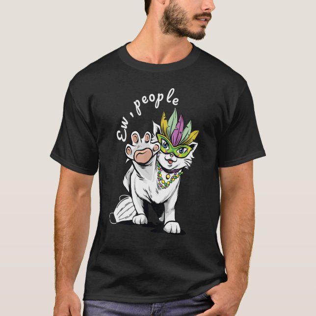 T-shirt Ew Personnes Chat Ne Portant Pas De Chirurgie (Devant)
