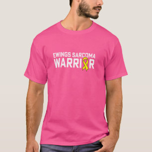 T-shirt Ewing Sarcoma Warrior Yellow Awareness Mois Ju