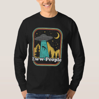 T-shirt Eww People  Ufo Abduction 70s 80s Retro Alien