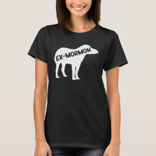 T-shirt Ex-mormon tapir cheval LDS Exmo Ex-mormon