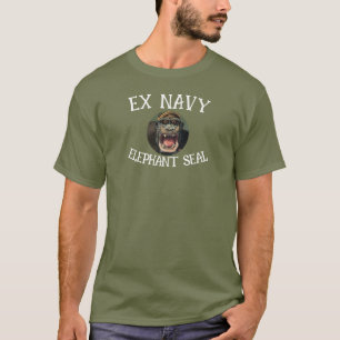 T-shirt Ex Navy Elephant Seal