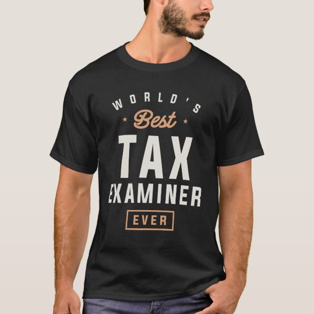 T-shirt Examinateur fiscal Extraordinaire (Devant)