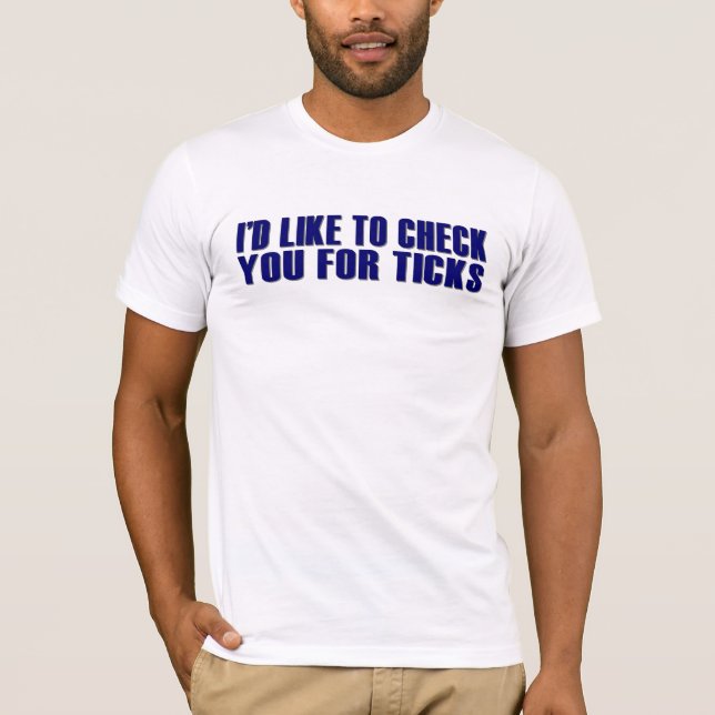 T-shirt Examinez-vous pour assurer les coutils (Devant)