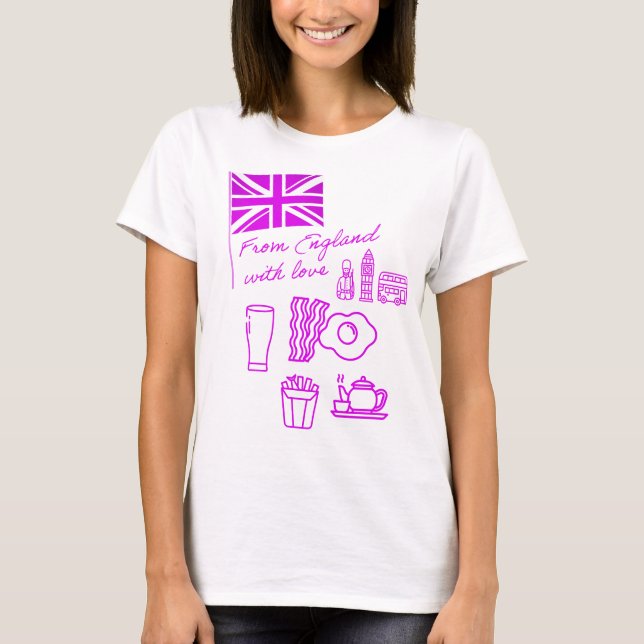 T-shirt EXANGLIA (Purple) Basic (Devant)