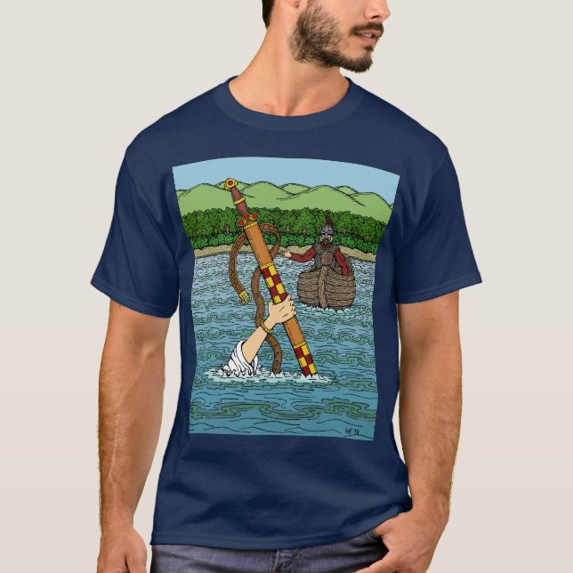 T-shirt Excalibur et Arthur (Devant)