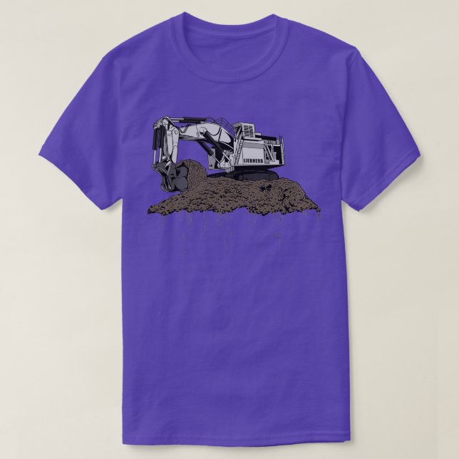 T-shirt Excavateur Liebherr (Design devant)