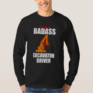 T-shirt excavateur pour conducteur de pelle
