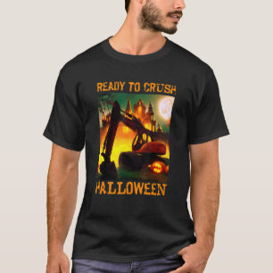T-shirt Excavateur prêt à écraser les costumes d'Halloween
