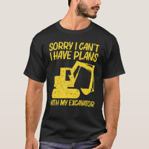 T-shirt Excavatrice Cool Pour Hommes Femmes Opéra Équipeme