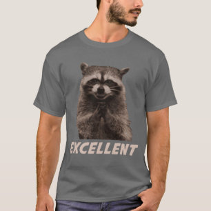 T-shirt Excellent raton laveur mauvais de traçage