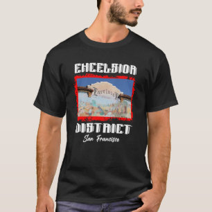 T-shirt Excelsior District San Francisco SF Don