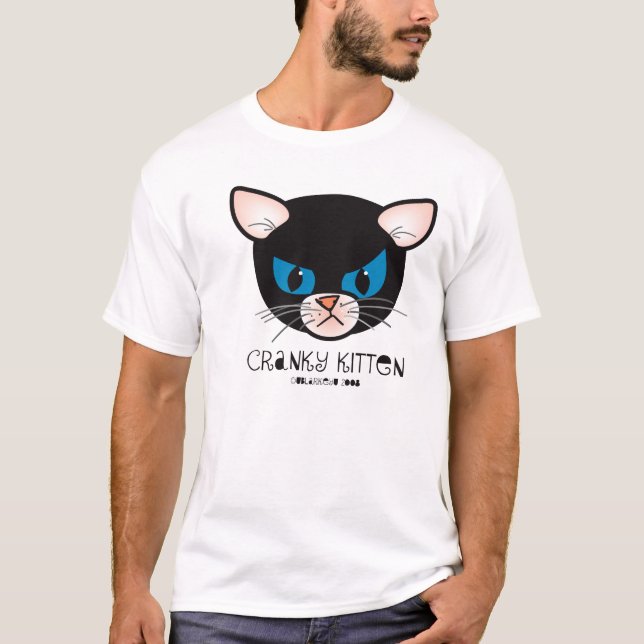 T-shirt excentrique de minou (Devant)