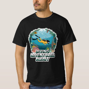 T-shirt Excentrique et Cool plongée sous-marine