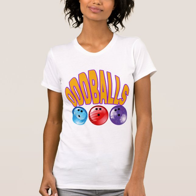 T-SHIRT EXCENTRIQUES - NOM D'ÉQUIPE DE BOWLING (Devant)