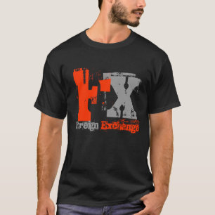 T-shirt EXCHANGE ÉTRANGER 4x. ACD HAVIC AVANT ET ARRIÈRE