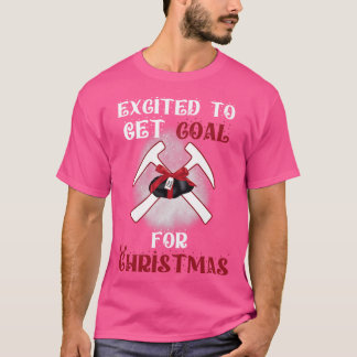 T-shirt Excité À Obtenir Du Charbon Pour Le Graphique De N