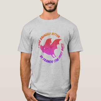 T-shirt exclusif Francis the Fruitbat Rainbow