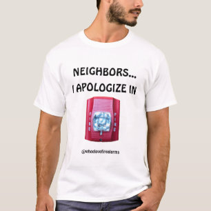 T-shirt Excusez-vous à l'avance