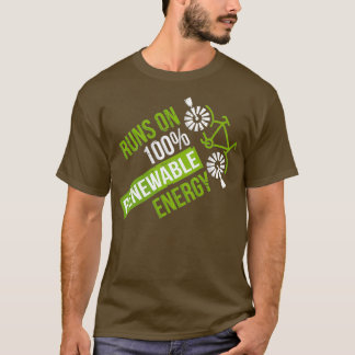 T-shirt Exécute Un Don Environnemental De 100 Énergies Ren