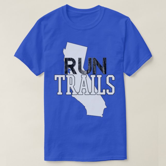 T-shirt Exécuter des pistes en Californie (Design devant)