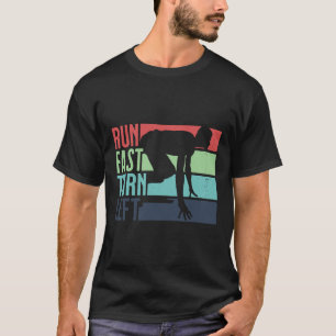 T-shirt Exécuter Fast Turn Left Sprint Dash Runners 100m 2