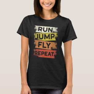 T-shirt Exécuter Jump Fly Répéter Parkour Free Runer Frees