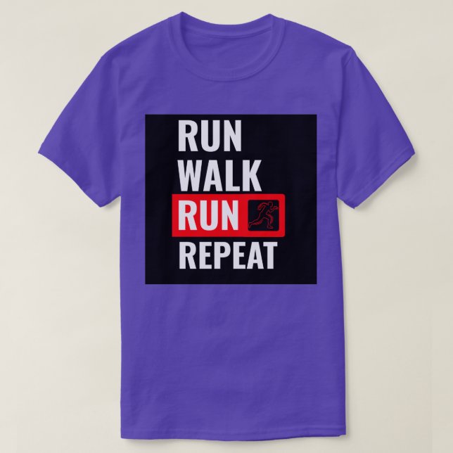 T-shirt Exécuter la répétition de la marche (Design devant)