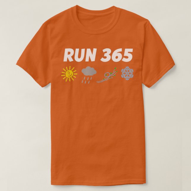 T-shirt Exécuter Streak Funny Exécuter Tous Les Jours En C (Design devant)