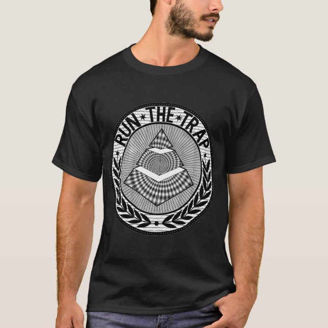 T-shirt Exécutez Le Piège (Trippy) (Devant)