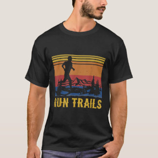 T-shirt EXÉCUTION 365 Pistes Course coureur Ultra Run Vint