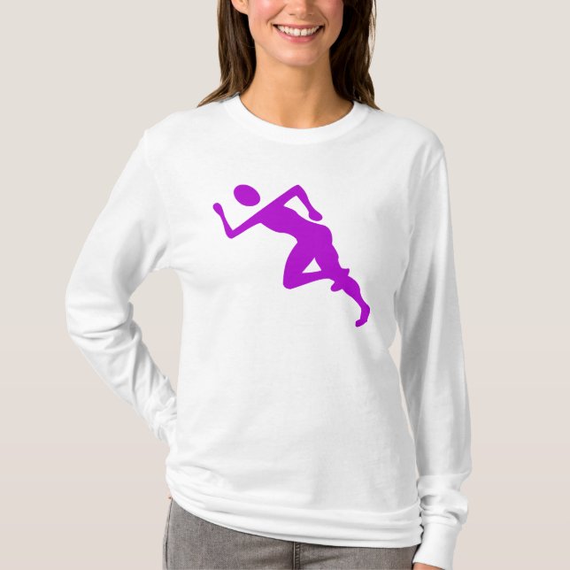 T-shirt Exécution - Violet (Devant)