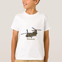 Exemple d'hélicoptère militaire Chinook