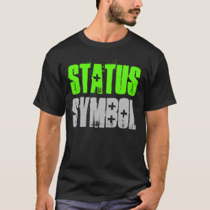 T-shirt Exercice de fitness ÉTAT VERT ET GRIS SYMBOLE AMUS