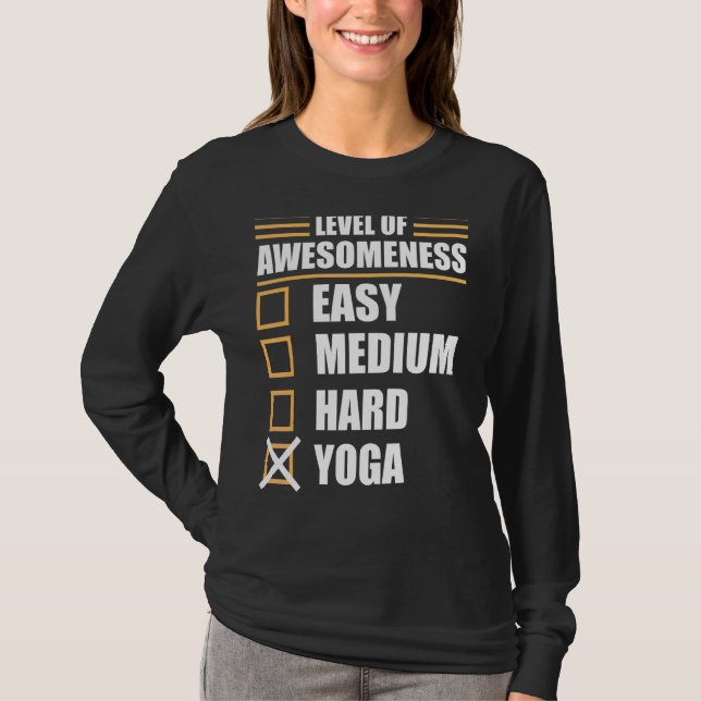T-shirt Exercice de yoga (Devant)