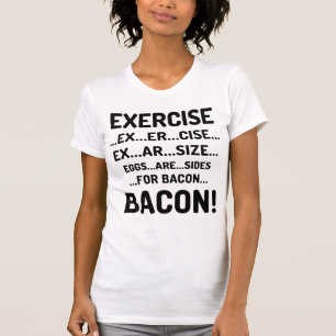 T-shirt Exercice drôle pour le débardeur de dames de lar