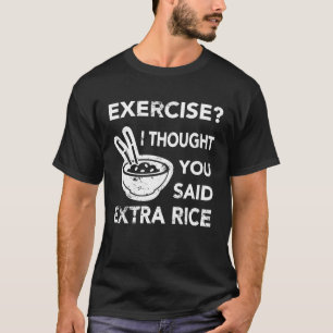 T-shirt Exercice Fitness - Exercice Je Pensais Que Vous Av