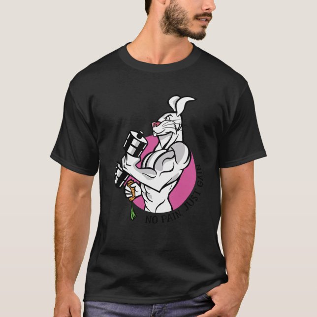 T-shirt Exercice Motivationnel Citation Exercice Rabbit Gy (Devant)