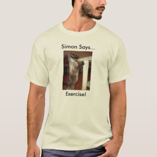 T-shirt exercice, Simon dit…, exercice !