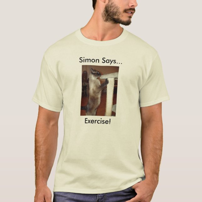 T-shirt exercice, Simon dit…, exercice ! (Devant)