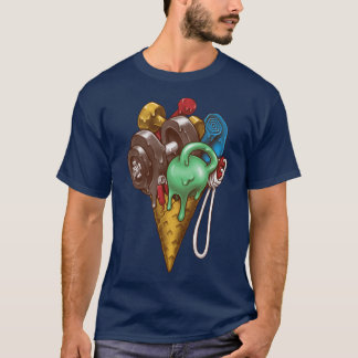 T-shirt Exercice sur la crème glacée