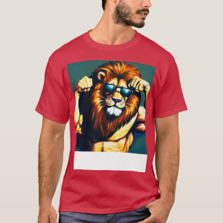 T-shirt Exercice sur le lion