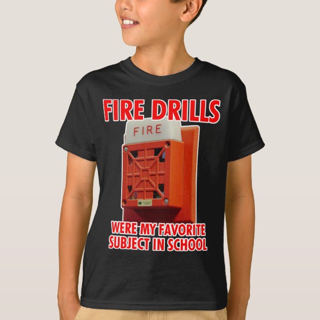T-shirt Exercices contre l'incendie (Devant)
