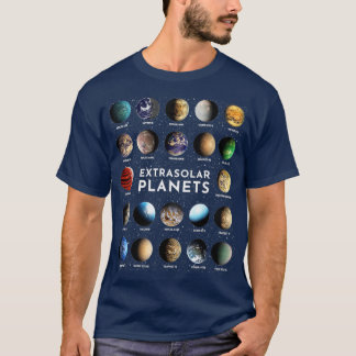 T-shirt Exoplanet Planètes extrasolaires Astronomie Espace