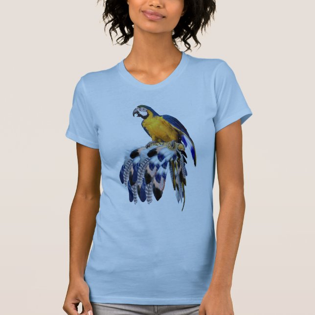 T-shirt Exotic Blue Dream Catcher Bridesmaid cadeau (Devant)