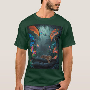 T-shirt Exotic Jungle Scene